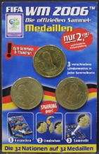 독일 2006년 FIFA 월드컵 황동 메달 3종 민트 세트