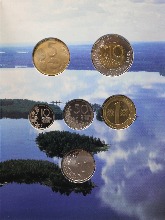핀란드 2001년 (2002년) 현행 민트 6종 세트