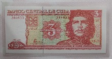 쿠바 2005년 체게바라 3페소 미사용 지폐첩