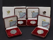 한국 1988년 서울올림픽 기념 은화 5차 4종 세트 - 해외용 (증정용) 케이스