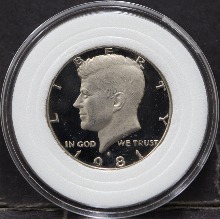 미국 1981년 케네디 하프달러 50센트 프루프 주화