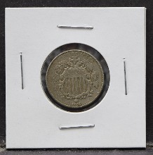 미국 1866년 쉴드 5센트 니켈 주화 사용제