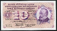 스위스 1964년 10프랑 미사용